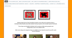 Desktop Screenshot of barkingangels.org